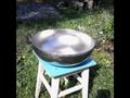 Блюдо из нержавеющей стали, для приготовления плова или мяса, новое.