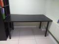 Стол чёрный Икеа 75х150х73