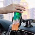 Автомобильный держатель для телефона с беспроводной зарядкой